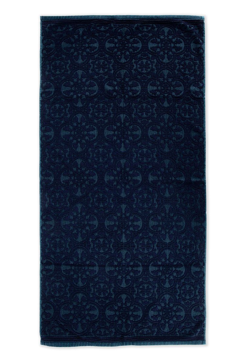 Pip Studio | Handtuch | Tile de Pip | dunkelblau | 55 x 100