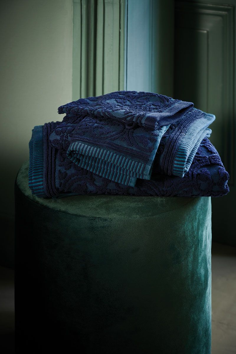 Pip Studio | Handtuch | Tile de Pip | dunkelblau | 55 x 100