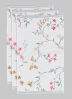 3er Set Gästetücher Les Fleurs