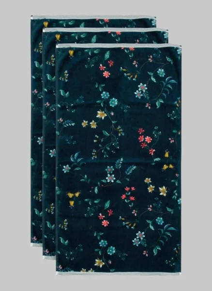 3er Set Handtücher Les Fleurs