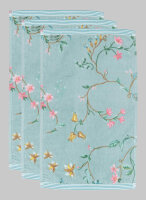 3er Set Gästetücher Les Fleurs