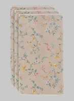 3er Set Gästetücher Les Fleurs