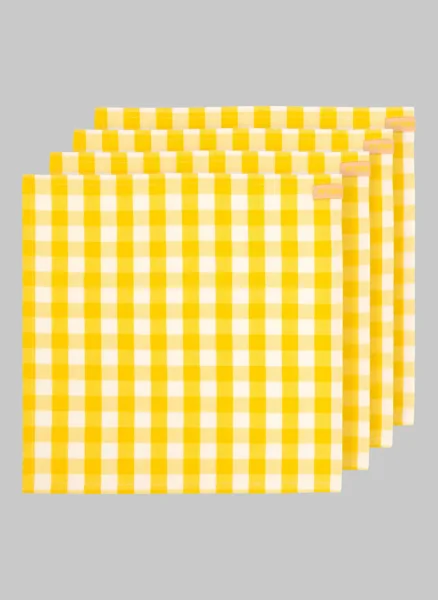 4er Set Servietten Lily & Lotus