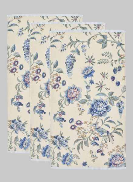 3er Set Gästetücher Secret Garden