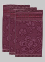 3er Set Gästetücher Jasmin Jacquard