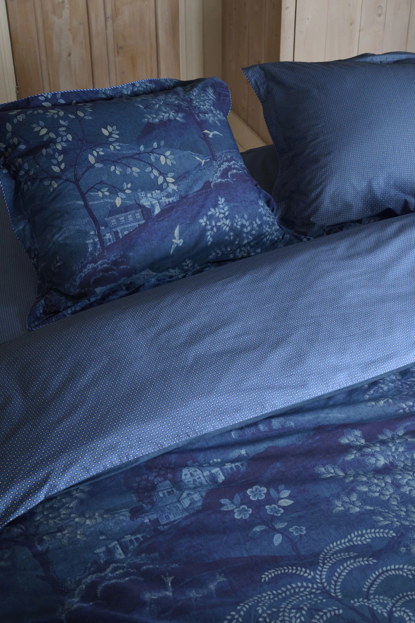 Pip Studio Sundara Woods – Bettbezug Detail, Dunkelblau